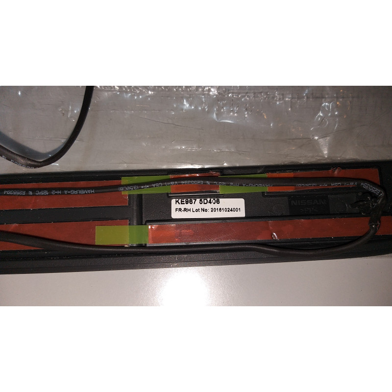 INFINITI QX30 FRONT RIGHT RADIANT ILLUMINATED DOOR SILL KICK PLATE 2017-2018 KE967-5D406 NEW