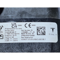 1733862-77-B Tesla Cybertruck Steering Wheel Driver Airbag 1733862-78-B