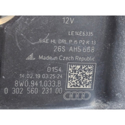8W0941033B Audi A4 Left Full LED Headlight 2017-2019