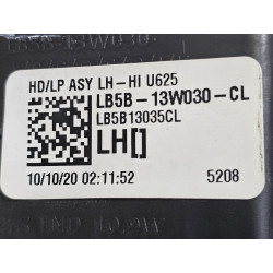 LB5B-13W030-CL Ford Explorer Left Full Hi-led Headlight 2020-2024
