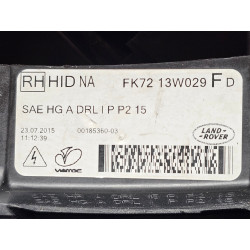 FK72-13W029-FD Land Rover Discovery Sport Right Xenon LED Headlight