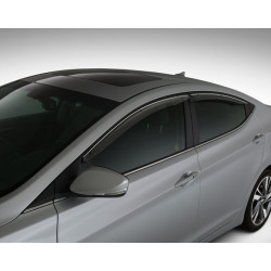 HYUNDAI GENESIS SEDAN DOOR WINDOW VISORS 2015-2016 B1022ADU00 B1022-ADU00 NEW