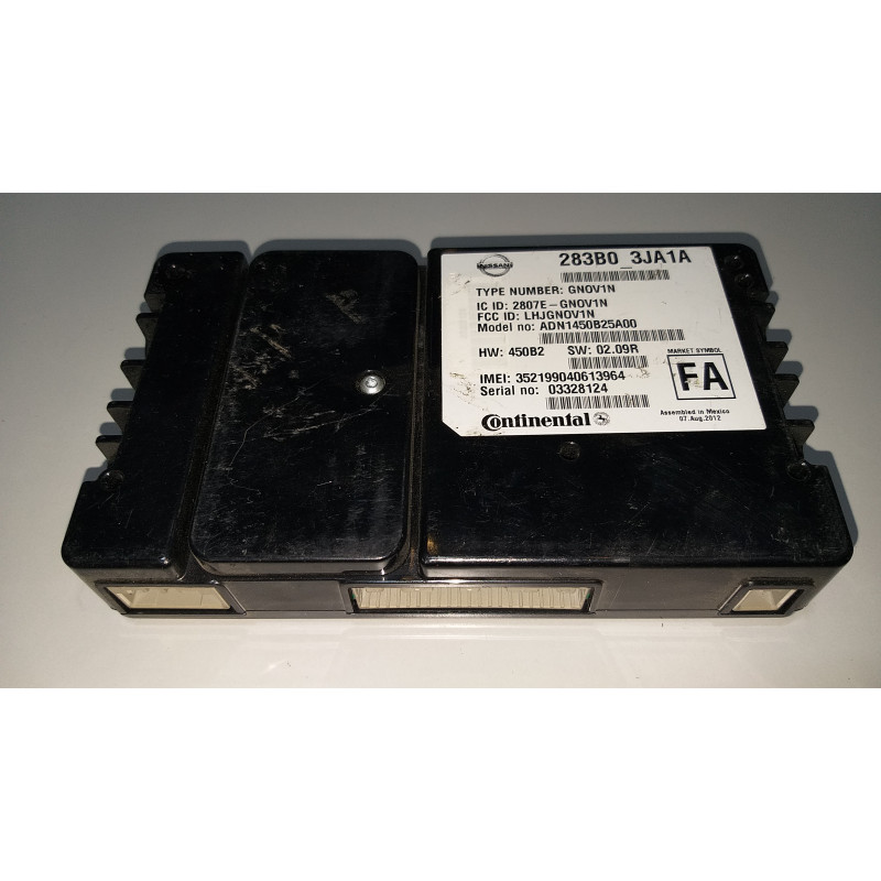INFINITI M37 Q70 JX35 QX60 TELEMATICS COMMUNICATION CONTROL MODULE 2011-2018 283B0-3JA1A 283B03JA1A