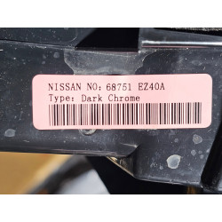 68751-EZ40A Nissan Titan Dash Center Left Trim Bezel Air Vent Grille (dark
