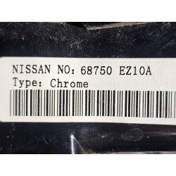 68750-EZ10A Nissan Dash Center Right Trim Bezel Air Vent Grille (chrome)