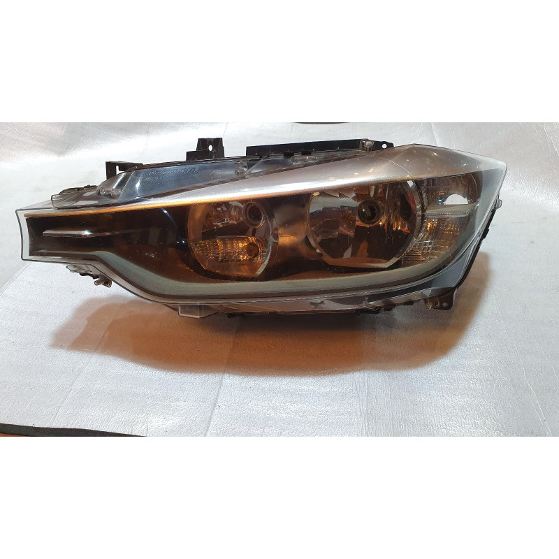 63117259549 BMW 3 Series Left Halogen Headlight 2011-2015
