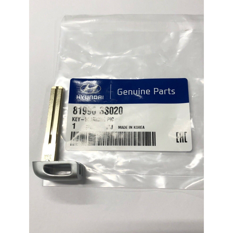 HYUNDAI GENESIS SONATA TUCSON ix35 VELOSTER ELANTRA AZERA EQUUS BLANK UNCUT KEY 2010-2013 819963S020 81996-3S020