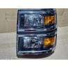 4078971C91 Chevrolet Silverado 4500 HD Left Mid Halogen Headlight (chrome)