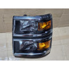 4078971C91 Chevrolet Silverado 4500 HD Left Mid Halogen Headlight (chrome)