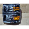 4078971C91 Chevrolet Silverado 4500 HD Left Mid Halogen Headlight (chrome)