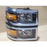 4078972C91 Chevrolet Silverado 4500 HD Right Mid Halogen Headlight (chrome)