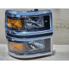 4078972C91 Chevrolet Silverado 4500 HD Right Mid Halogen Headlight (chrome)