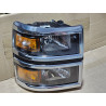 4078972C91 Chevrolet Silverado 4500 HD Right Mid Halogen Headlight (chrome)