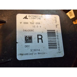 25797624 Cadillac DTS Right Fog Driving Lamp 2006-2011 25764378