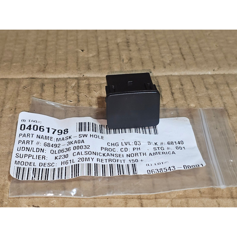 NISSAN Lower Panel Hole Cover 2013-2024 68492-3KA0A 684923KA0A 68492-5HA0A NEW