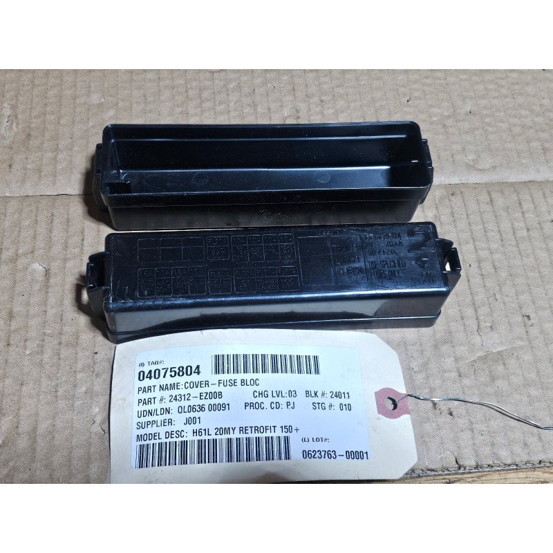 1X NISSAN TITAN 5.6L Fuse And Relay Center Cover 2016-2024 24312-EZ00B 24312EZ00B NEW