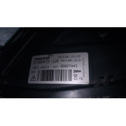 VOLVO XC60 LEFT XENON HEADLIGHT 2010-2013 31395472 89907443 USA