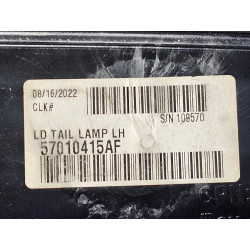 DODGE CHARGER LEFT LED TAIL LAMP 2011-2014 57010415AF 57010415AE 57010415AD