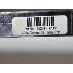 CADILLAC ELR Front Bumper Fascia CHROME Molding LEFT TRIM STRIP 2014-2016 GM 22887929 352311