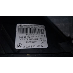MERCEDES S W221 ADAPTIVE AFS RIGHT XENON LED HEADLIGHT 2010-2013 2218207059