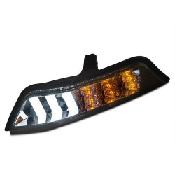FORD MUSTANG SMOKED LED TURN SIGNALS LEFT RIGHT LAMPS 2015-2017 Raxiom 390491 SK2215-MST15-Q1GS NEW SET PAIR