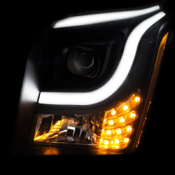 GMC YUKON BLACK LED LEFT RIGHT SET PAIR HEADLIGHTS LED 2015-2018 Anzo Switchback 111367