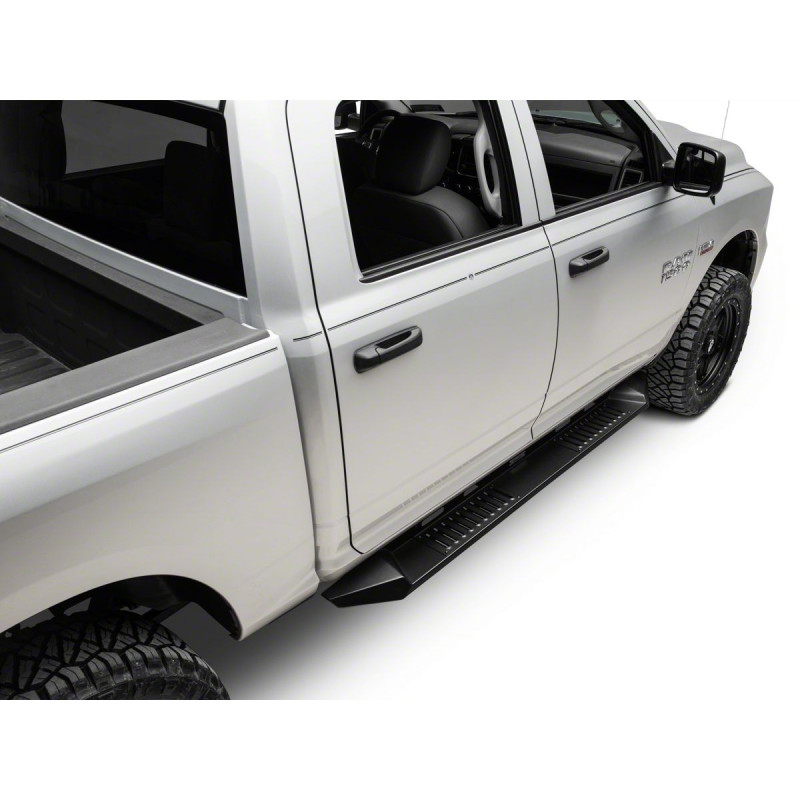 DODGE RAM 1500 CREW CAB Barricade HD STEEL RUNNING STEP BOARDS BLACK 2009-2018 PW01697102 R102580 217cm  NEW