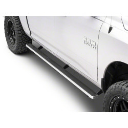 DODGE RAM 1500 CREW CAB 4 in. STEP RUNNING BOARDS Hairline Silver 2009-2018  IB04DBJ8A R109222 20180301 220cm NEW