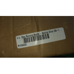 DODGE RAM 1500 CREW CAB 4 in. STEP RUNNING BOARDS Hairline Silver 2009-2018  IB04DBJ8A R109222 20180301 220cm NEW