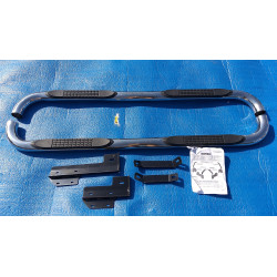 DODGE RAM 1500 Quad Cab Duratrek 3 in. STEP BARS - Stainless Steel 2019 R108976 R108977 182cm NEW