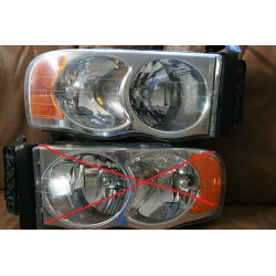 55077120AD Dodge Ram 1500 Right Headlight 2002-2005 55077120AG