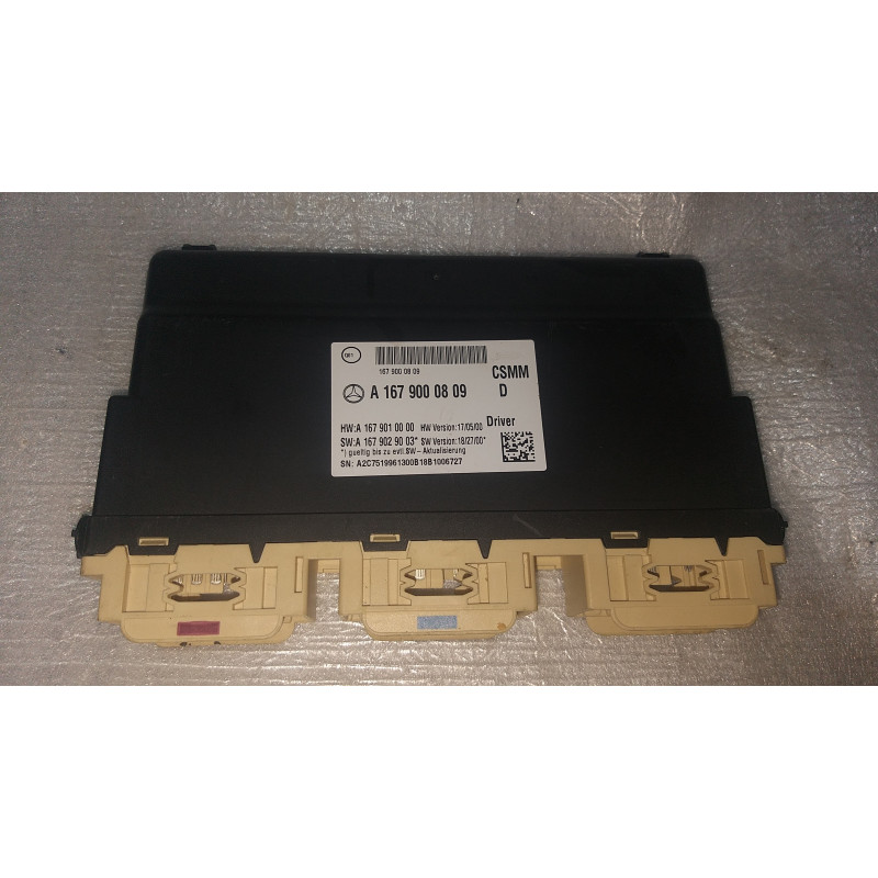 MERCEDES GLE V167 DRIVER SEAT MODULE  CONTROL UNIT 2019-2021 1679000809 A1679000809