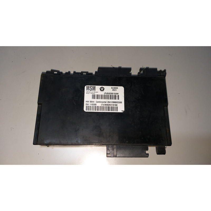 DODGE DURANGO JEEP GRAND CHEROKEE CHASSIS CONTROL MEMORY SEAT AND MIRROR MODULE 2011-2013 05026615AM