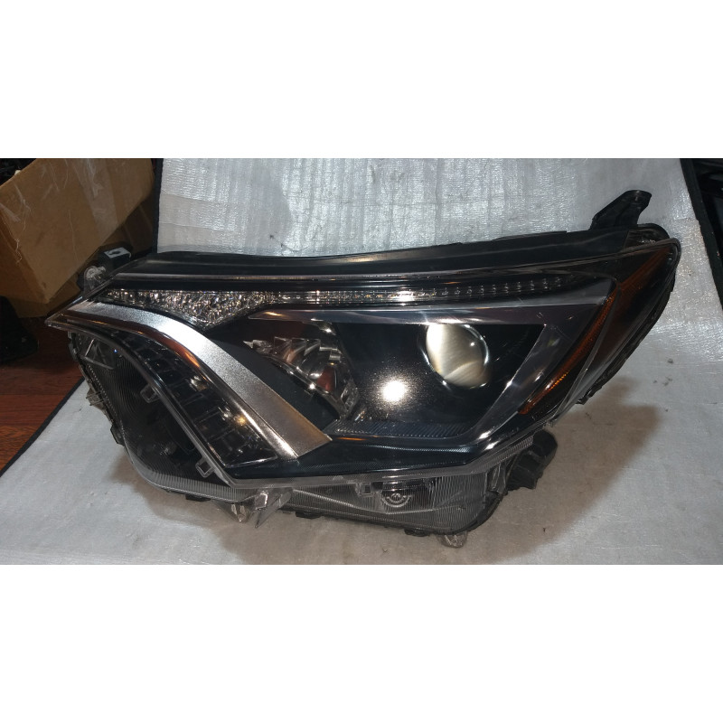 TOYOTA RAV4 LEFT LED HALOGEN HEADLIGHT OEM 2016-2017 USA 81150-0R080