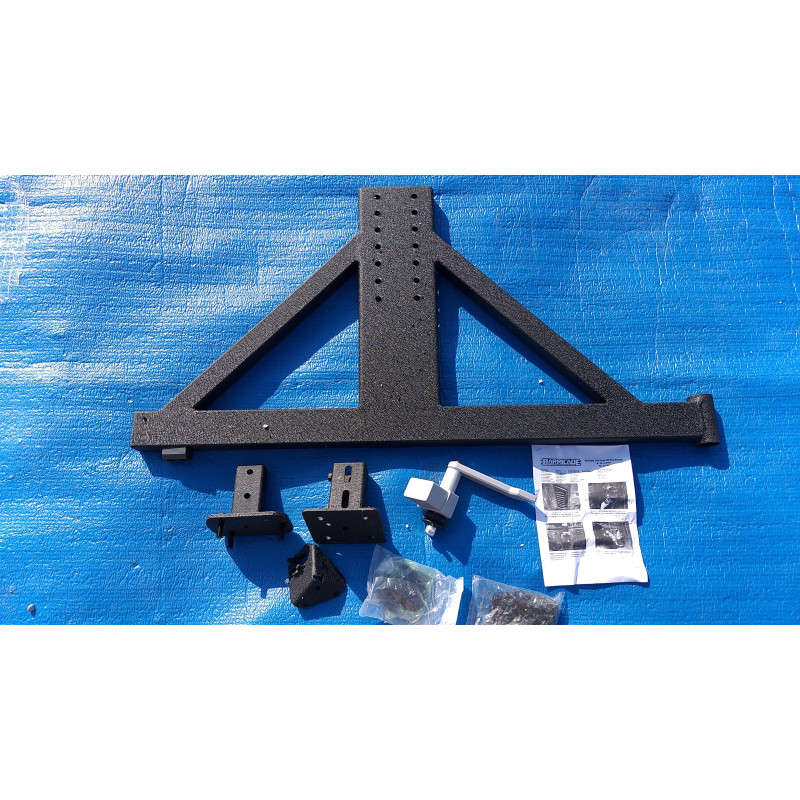 JEEP WRANGLER JK BARRICADE TRAIL FORCE HD REAR TIRE CARRIER 2007-2018 J20849-2  NEW