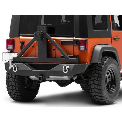 JEEP WRANGLER JK BARRICADE TRAIL FORCE HD REAR TIRE CARRIER 2007-2018 J20849-2  NEW