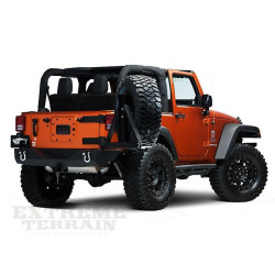 JEEP WRANGLER JK BARRICADE TRAIL FORCE HD REAR TIRE CARRIER 2007-2018 J20849-2  NEW