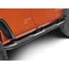 JEEP WRANGLER 4 DOOR RedRock 4x4 CURVED STEP BARS Textured Black 2007-2018 PW00088926 J100177 NEW SET PAIR 188CM