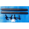 JEEP WRANGLER JK 2 Door 4x4 4 in. Oval Straight STEP BARS Text. Black 2007-2018 RedRock J100558 138cm NEW PAIR SET