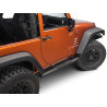 JEEP WRANGLER JK 2 Door 4x4 4 in. Oval Straight STEP BARS Text. Black 2007-2018 RedRock J100558 138cm NEW PAIR SET