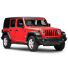 JEEP WRANGLER 4 Door 4x4 3 in. Round Curved STEP BARS Black 2018-2021 RedRock PW02755902 J122292-JL 176 cm NEW PAIR SET
