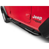 JEEP WRANGLER 4 Door 4x4 3 in. Round Curved STEP BARS Black 2018-2021 RedRock PW02755902 J122292-JL 176 cm NEW PAIR SET