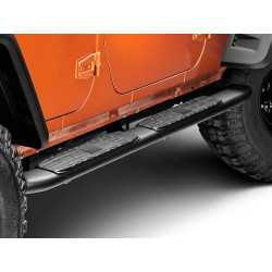 JEEP WRANGLER 4 Door 4x4 Pinnacle Oval STEP BARS Black 2007-2018 RedRock J104681 NEW PAR SET 188cm