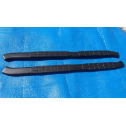 JEEP WRANGLER 4 Door 4x4 Pinnacle Oval STEP BARS Black 2007-2018 RedRock J104681 NEW PAR SET 188cm