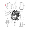 CHRYSLER PACIFICA TOWN COUNTRY DODGE CARAVAN JEEP WRANKLER 3.3L 3.8L TIMING CASE COVER GASKET 2003-2011 04621987AC NEW