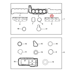 CHRYSLER ASPEN JEEP COMMANDER GRAND CHEROKEE DODGE DURANGO RAM 4.7L LEFT ENGINE VALVE COVER GASKET 2008-2013 53022009AA NEW