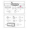 CHRYSLER ASPEN JEEP COMMANDER GRAND CHEROKEE DODGE DURANGO RAM 4.7L LEFT ENGINE VALVE COVER GASKET 2008-2013 53022009AA NEW