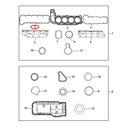 CHRYSLER ASPEN JEEP COMMANDER GRAND CHEROKEE DODGE DURANGO RAM 4.7L RIGHT ENGINE VALVE COVER GASKET 2008-2013 53022008AA NEW