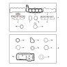 CHRYSLER ASPEN JEEP COMMANDER GRAND CHEROKEE DODGE DURANGO RAM 4.7L RIGHT ENGINE VALVE COVER GASKET 2008-2013 53022008AA NEW