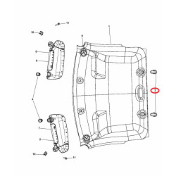 DODGE RAM COAT HOOK 2009-2017 5HG29DX9AC 5HG29TRMAC NEW